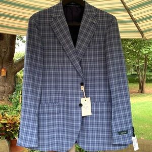 New with tags Lubiam men’s blue sports jacket 54 R